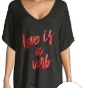 NWT PEACE LOVE WORLD MIA V NECK LOVE VERB